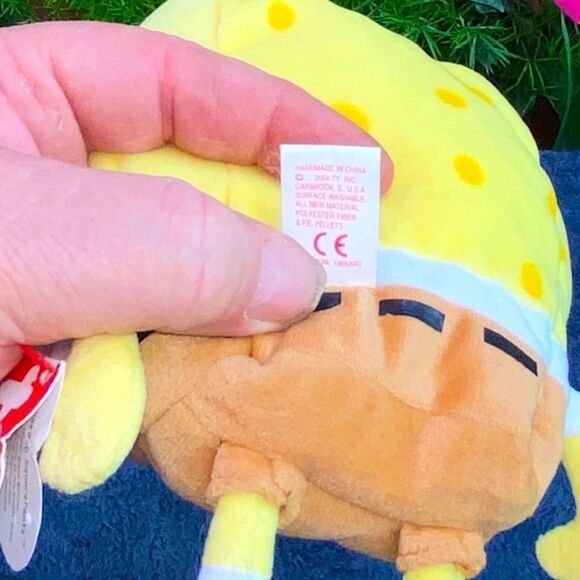 SpongeBob SquarePants TY Beannie baby from 2004 - Picture 7 of 8